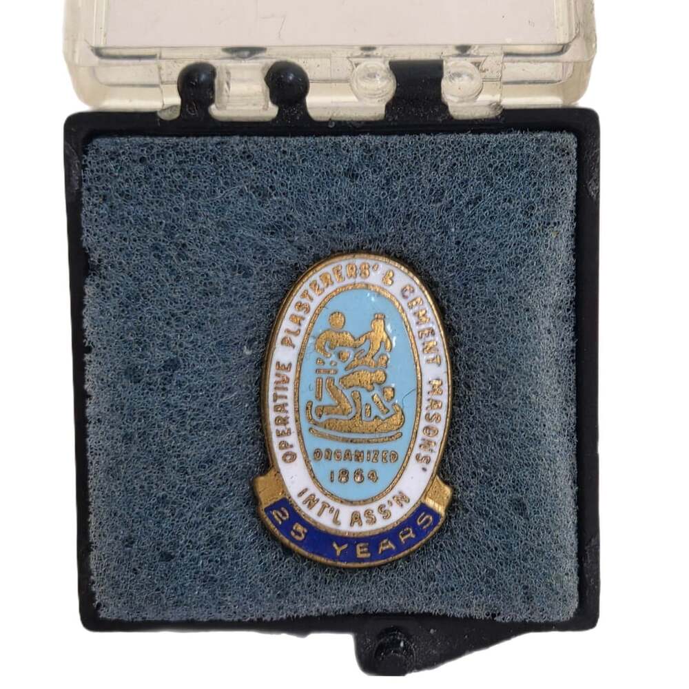 Operative Plasterers' & Cement Masons' Int'l Ass'n 25 Years Pin